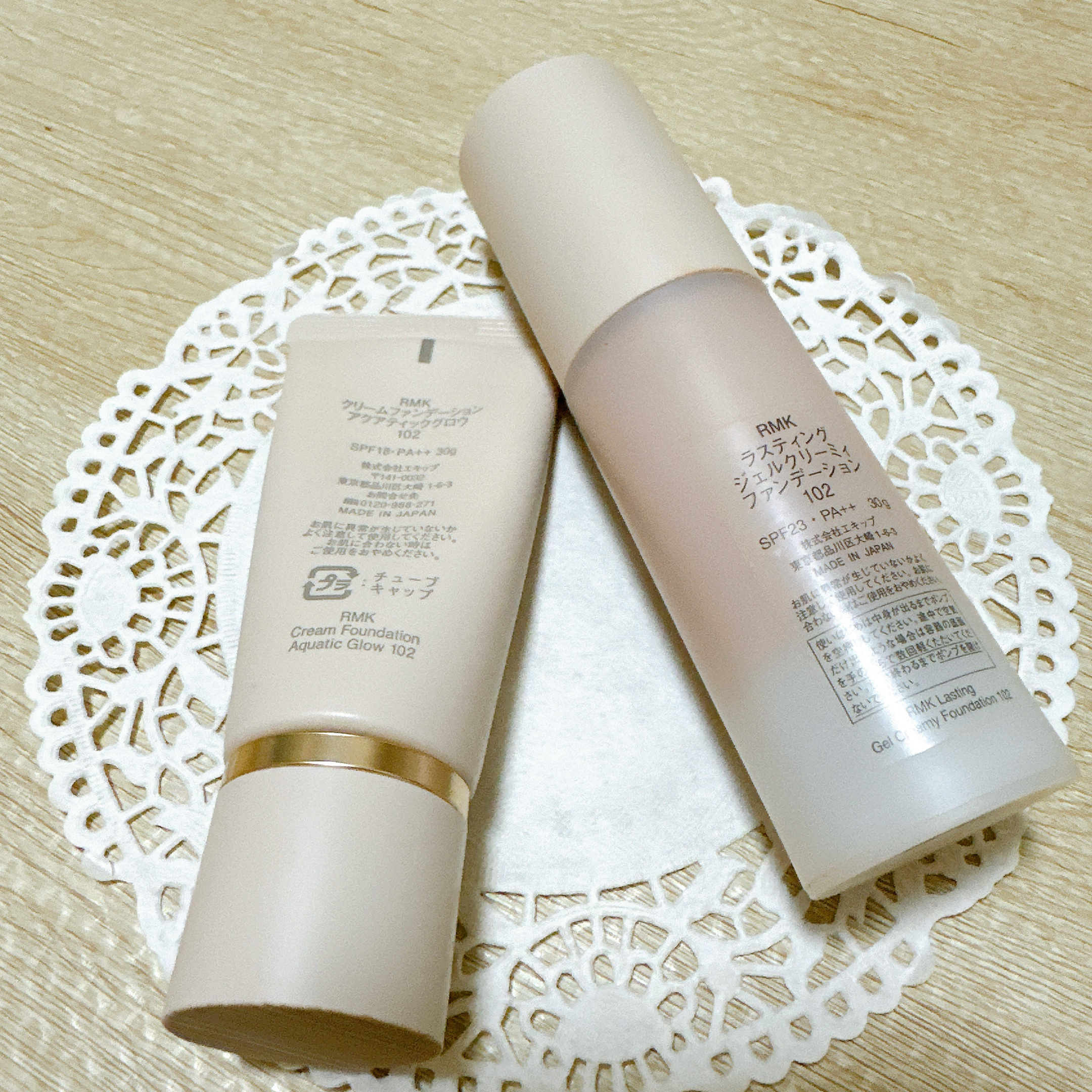 RMK ラスティング ジェルクリーミィファンデーション/RMK/クリーム・エマルジョンファンデーションを使ったクチコミ（3枚目）