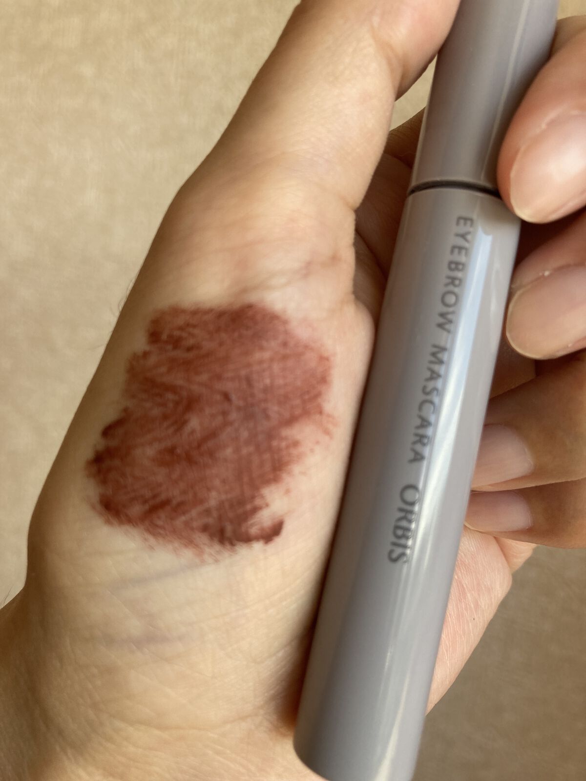 アイブローマスカラ ポピープルーム/オルビス/眉マスカラを使ったクチコミ（1枚目）