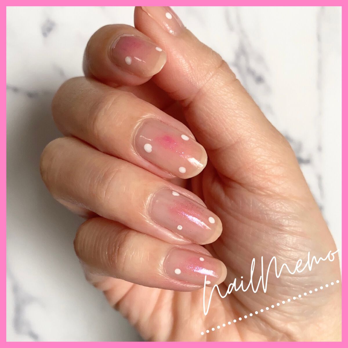 #セルフネイル,#チークネイルのネイルデザイン