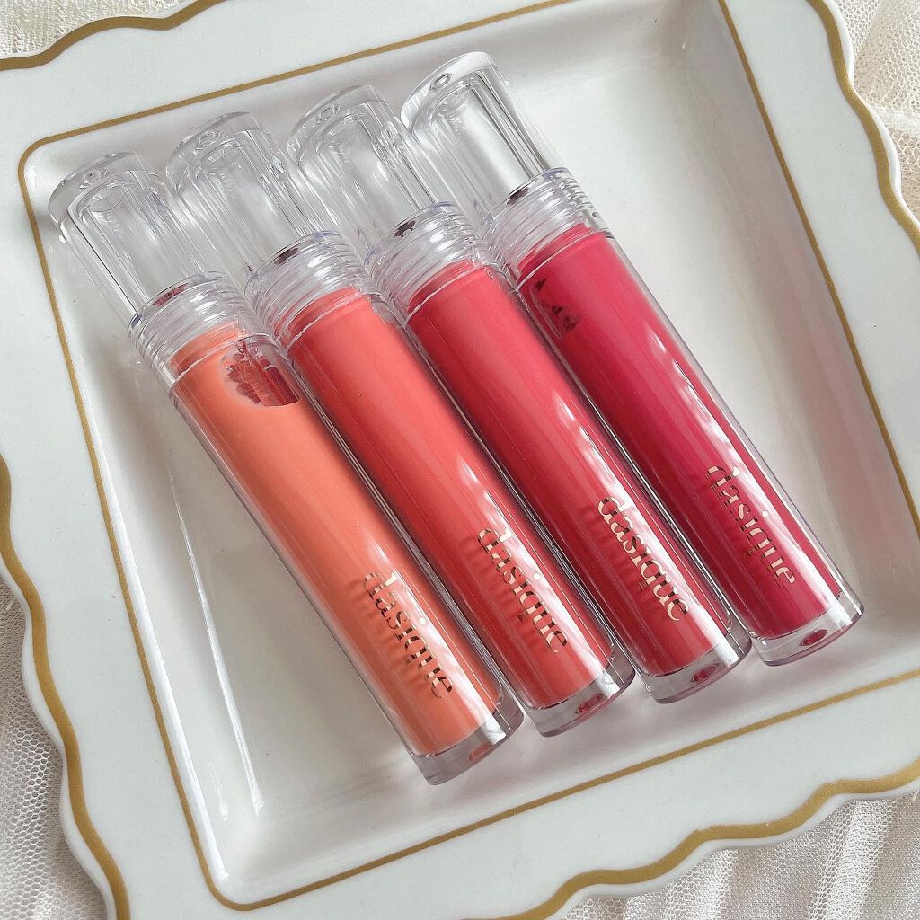 ヌードグロスティント/dasique/リップティントを使ったクチコミ（3枚目）