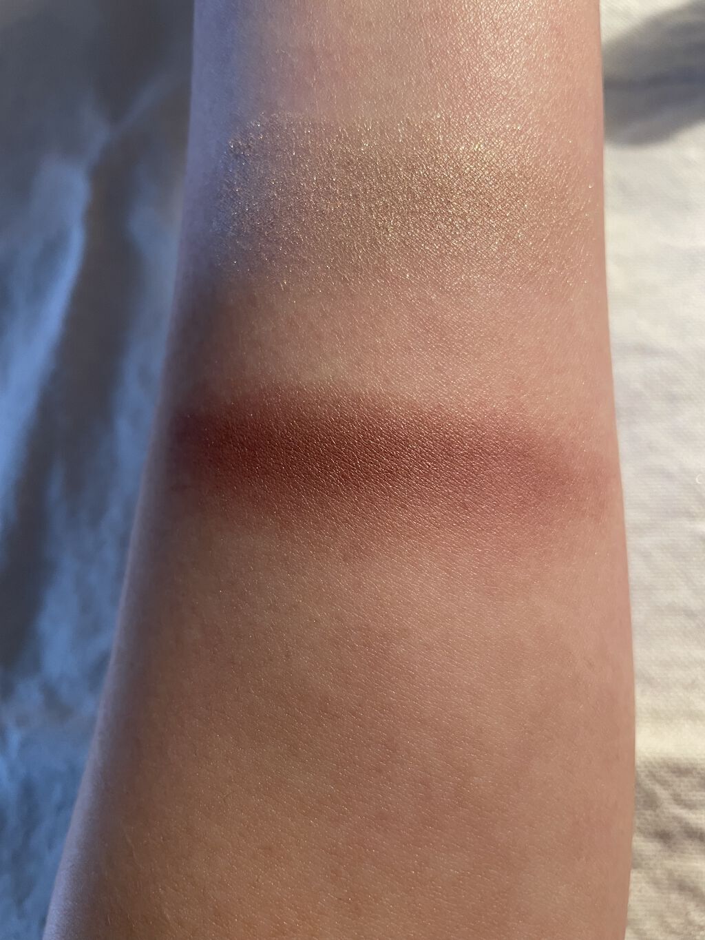 アイカラー ２色タイプ/無印良品/アイシャドウパレットを使ったクチコミ（2枚目）