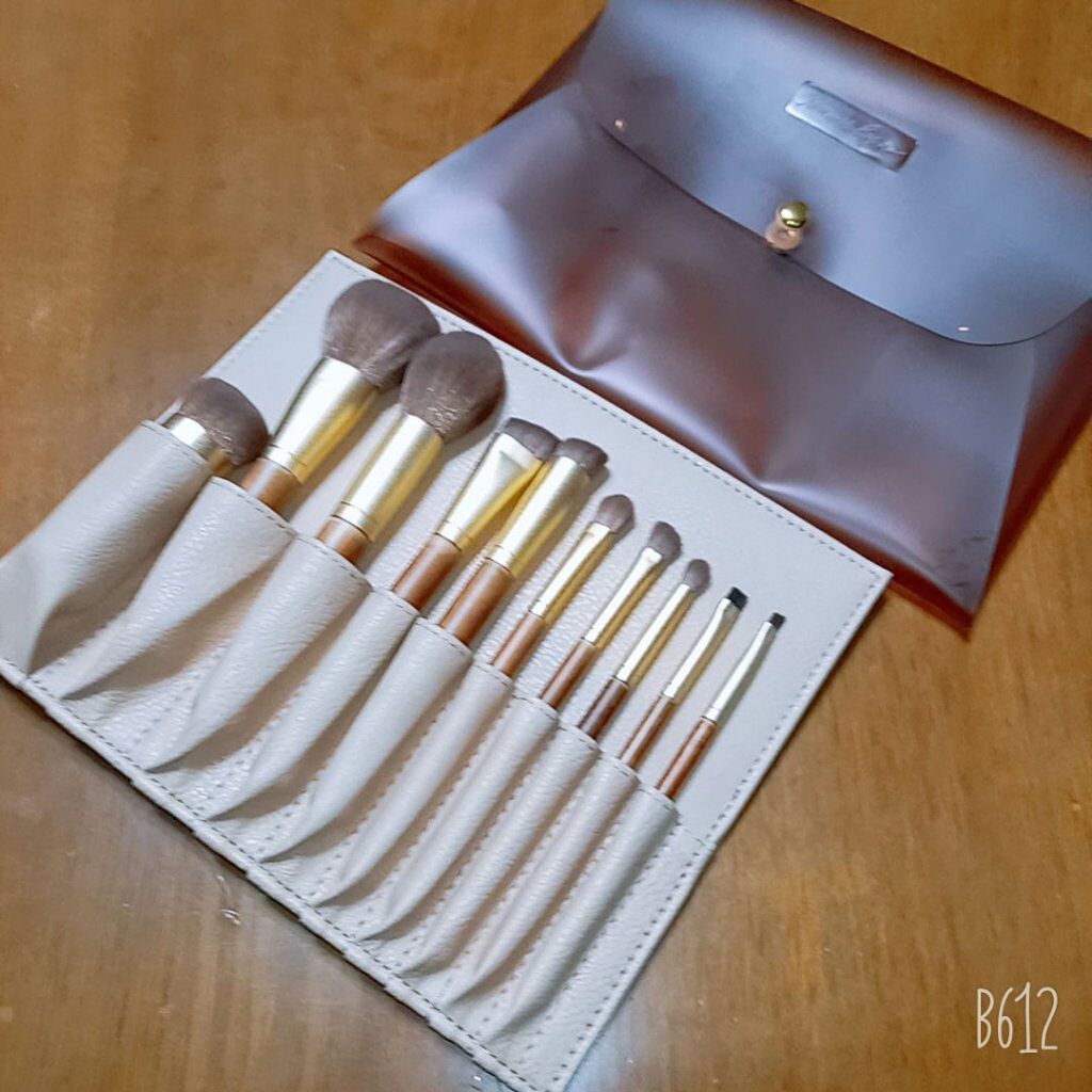 SIXPLUS X MARILYN 10本メイクアップブラシセット/SIXPLUS/メイクブラシを使ったクチコミ（2枚目）