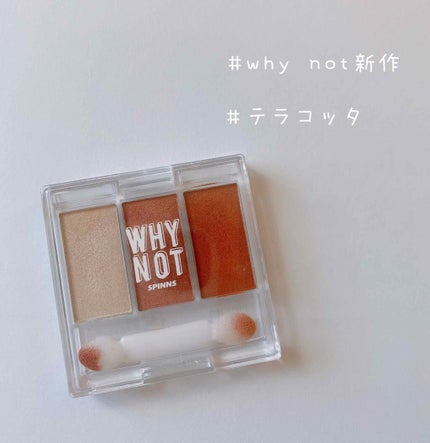 WHY NOT SPINNS 3色アイシャドウ/DAISO/アイシャドウパレットを使ったクチコミ(1枚目)