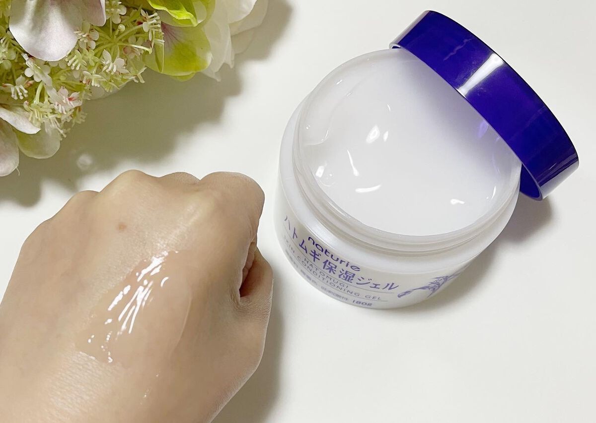 ハトムギ保湿ジェル(ナチュリエ スキンコンディショニングジェル)/ナチュリエ/美容液を使ったクチコミ（3枚目）