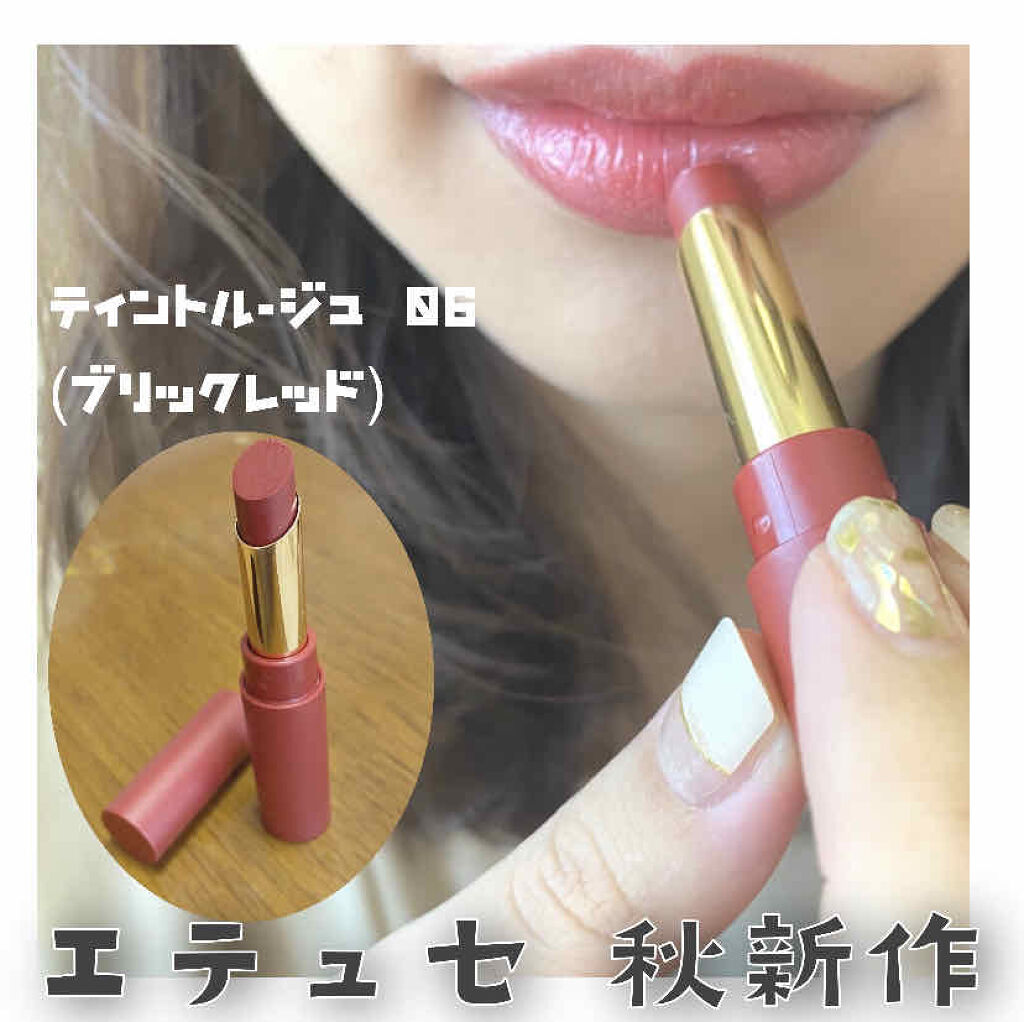 エテュセ リップエディション(ティントルージュ) 06 ブリックレッド/ettusais/リップティントを使ったクチコミ（1枚目）
