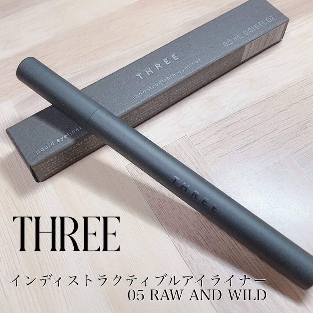 インディストラクティブルアイライナー/THREE/リキッドアイライナーを使ったクチコミ(1枚目)