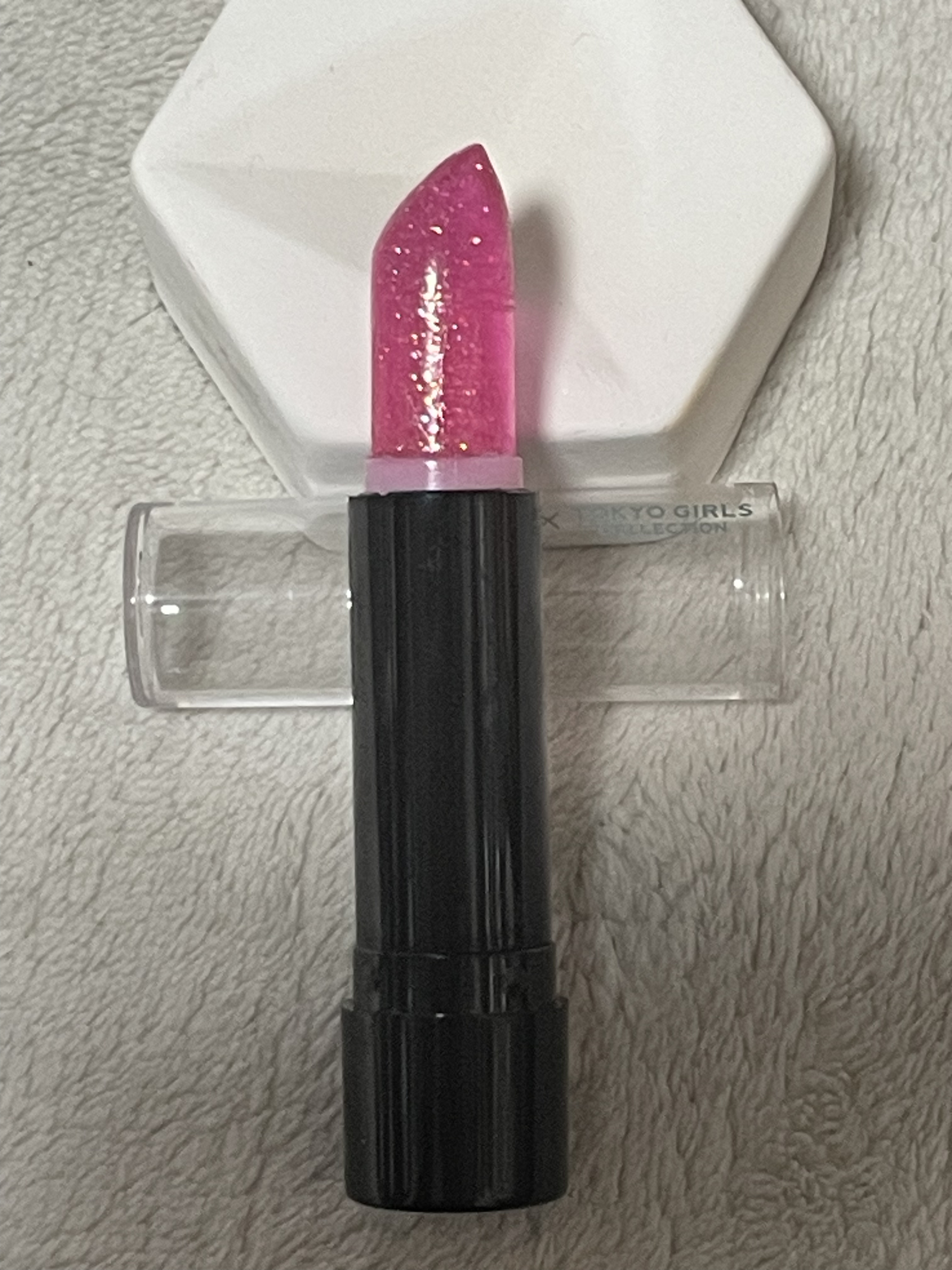 ＵＧＴ　ジュエリーリップスティック 02c　ローズクォーツ/U R GLAM/口紅を使ったクチコミ（2枚目）