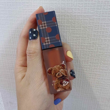 LoveBear ココアムースティントルージュ/FlowerKnows/リップティントを使ったクチコミ(2枚目)