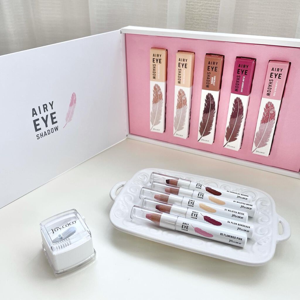 ジョイココ エアリーアイシャドウ/Joy.coco(ジョイココ)/単色アイシャドウを使ったクチコミ（1枚目）