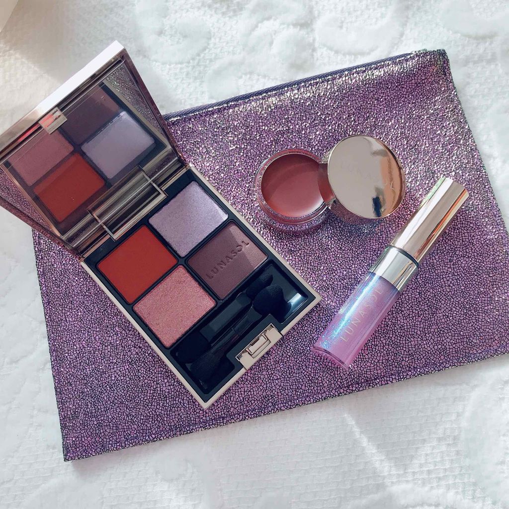 ホリデーフェイバリット2019/LUNASOL/メイクアップキットを使ったクチコミ（2枚目）