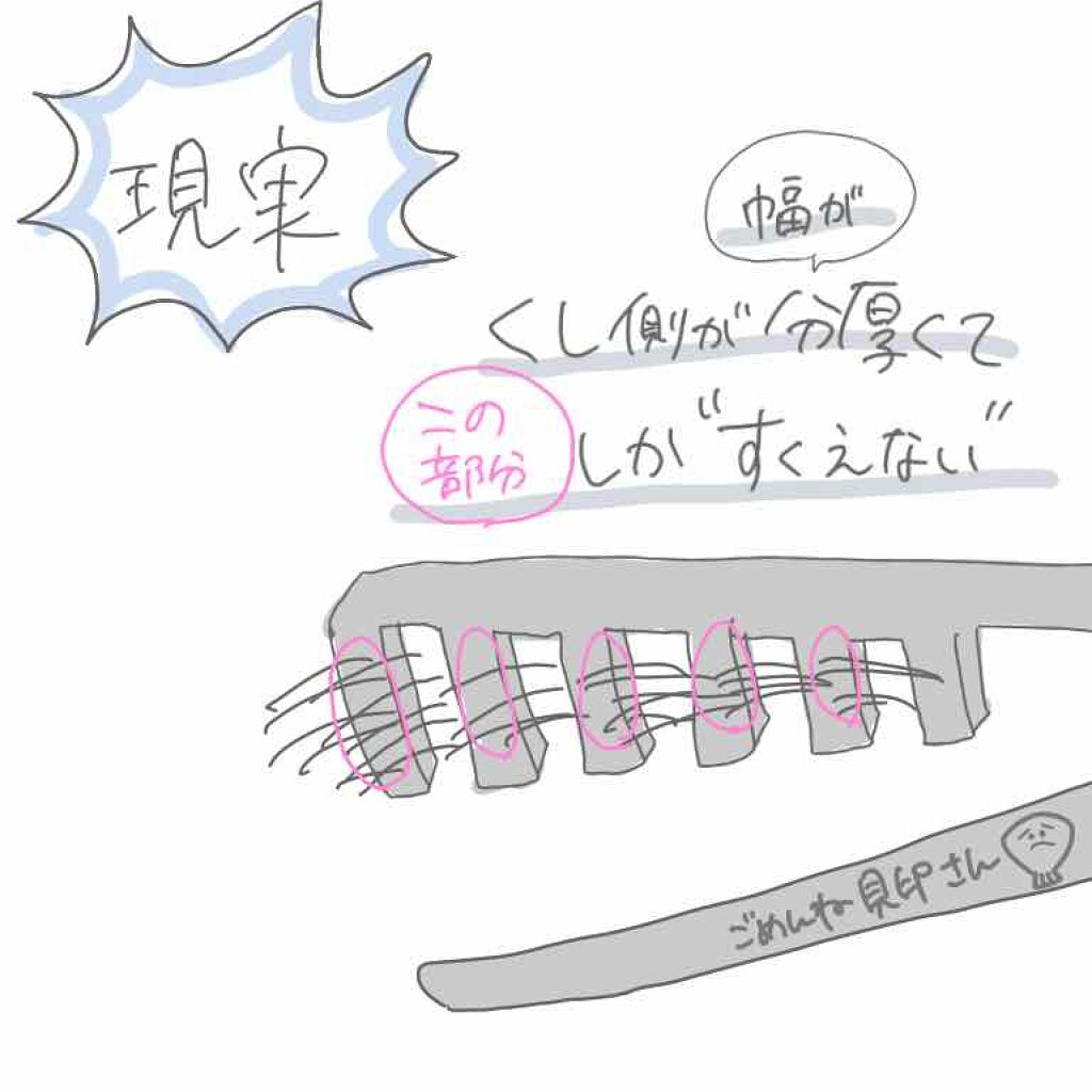 眉スキハサミ/貝印/その他化粧小物を使ったクチコミ（3枚目）