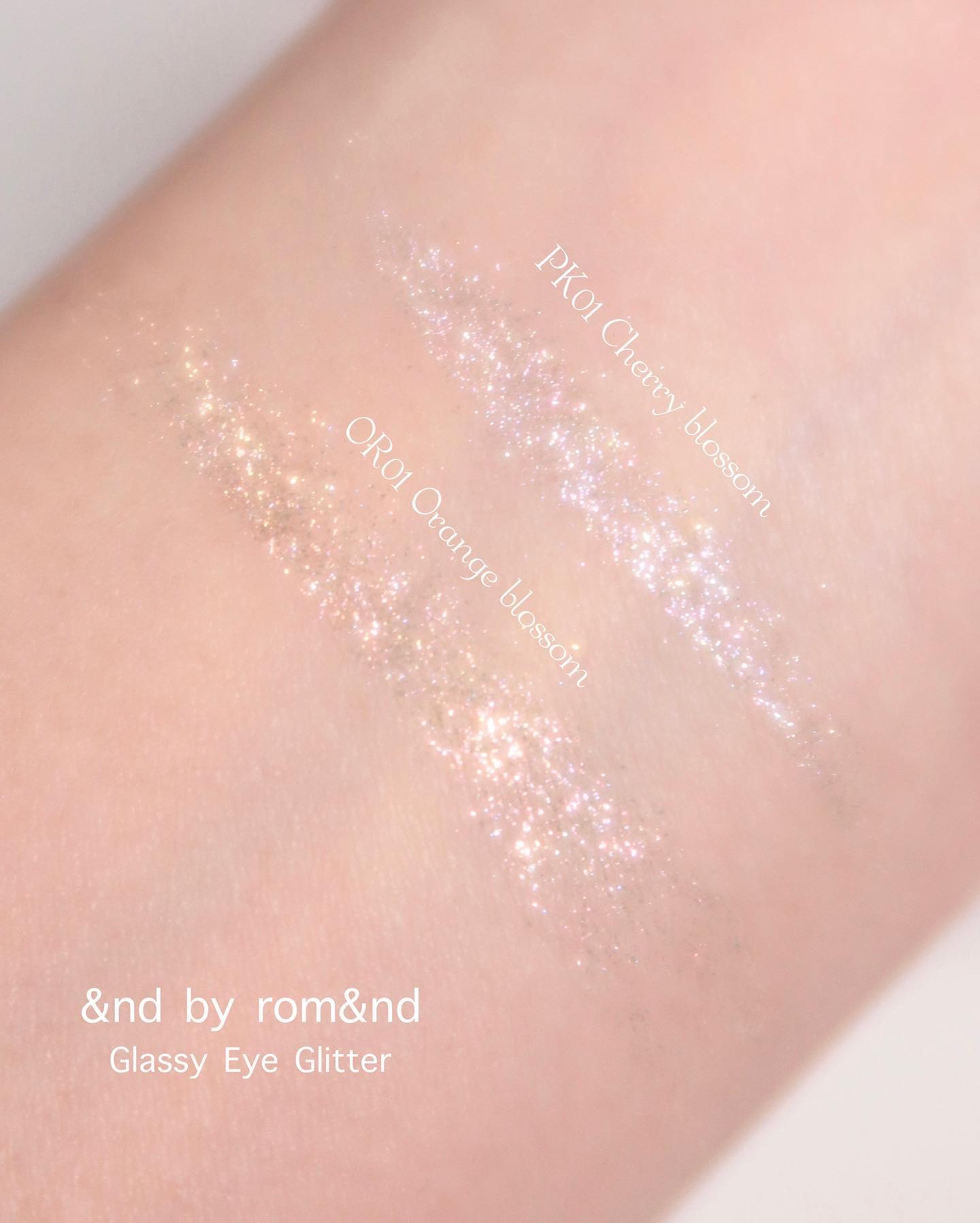 アンドバイロムアンド　グラッシーアイグリッター/&nd by rom&nd/グリッターを使ったクチコミ（3枚目）