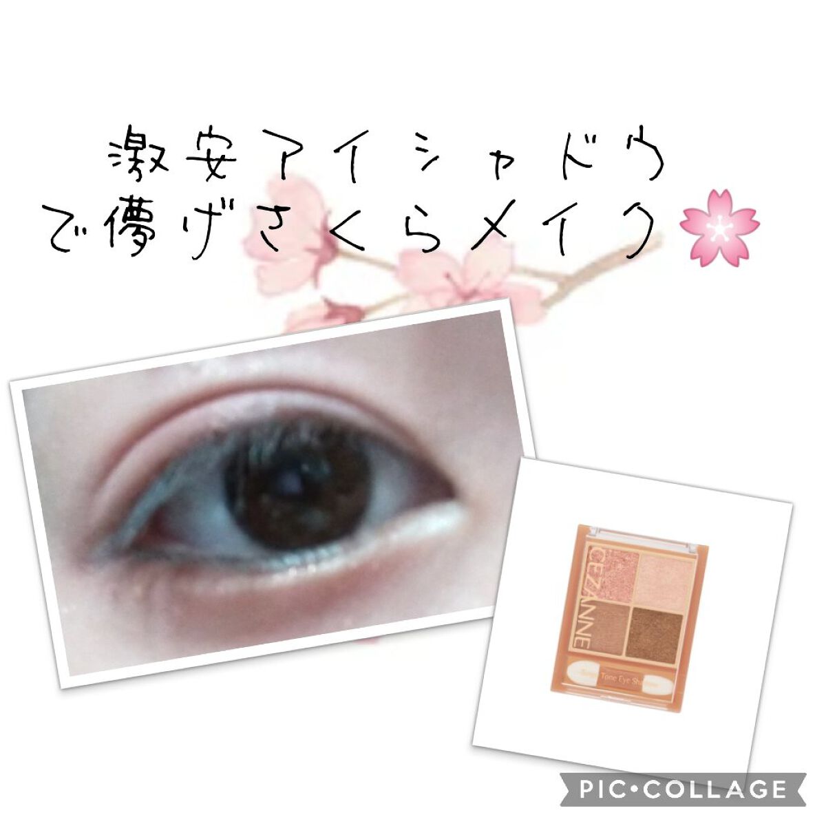 ベージュトーンアイシャドウ/CEZANNE/アイシャドウパレットを使ったクチコミ（1枚目）