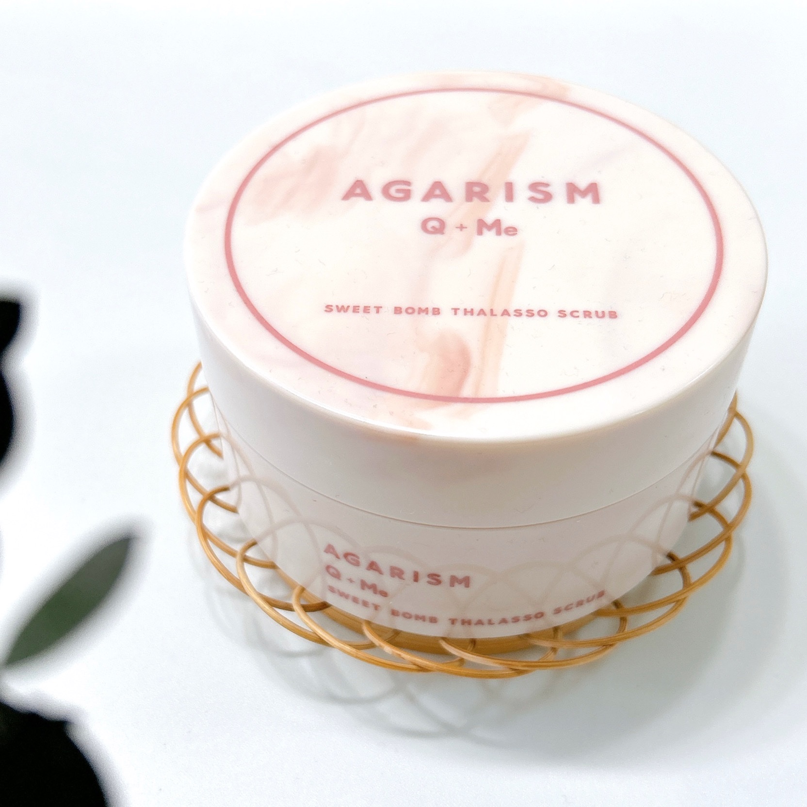 キューミースウィートボムタラソスクラブ　ピオニーブーケの香り/AGARISM/ボディスクラブを使ったクチコミ（1枚目）