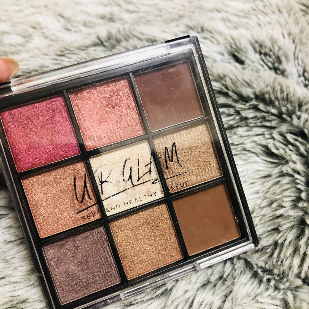 UR GLAM　BLOOMING EYE COLOR PALETTE/U R GLAM/アイシャドウパレットを使ったクチコミ（1枚目）