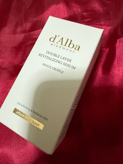 ホワイトトリュフダブルレイヤーリバイタライジングセラム/ダルバ/美容液を使ったクチコミ(2枚目)