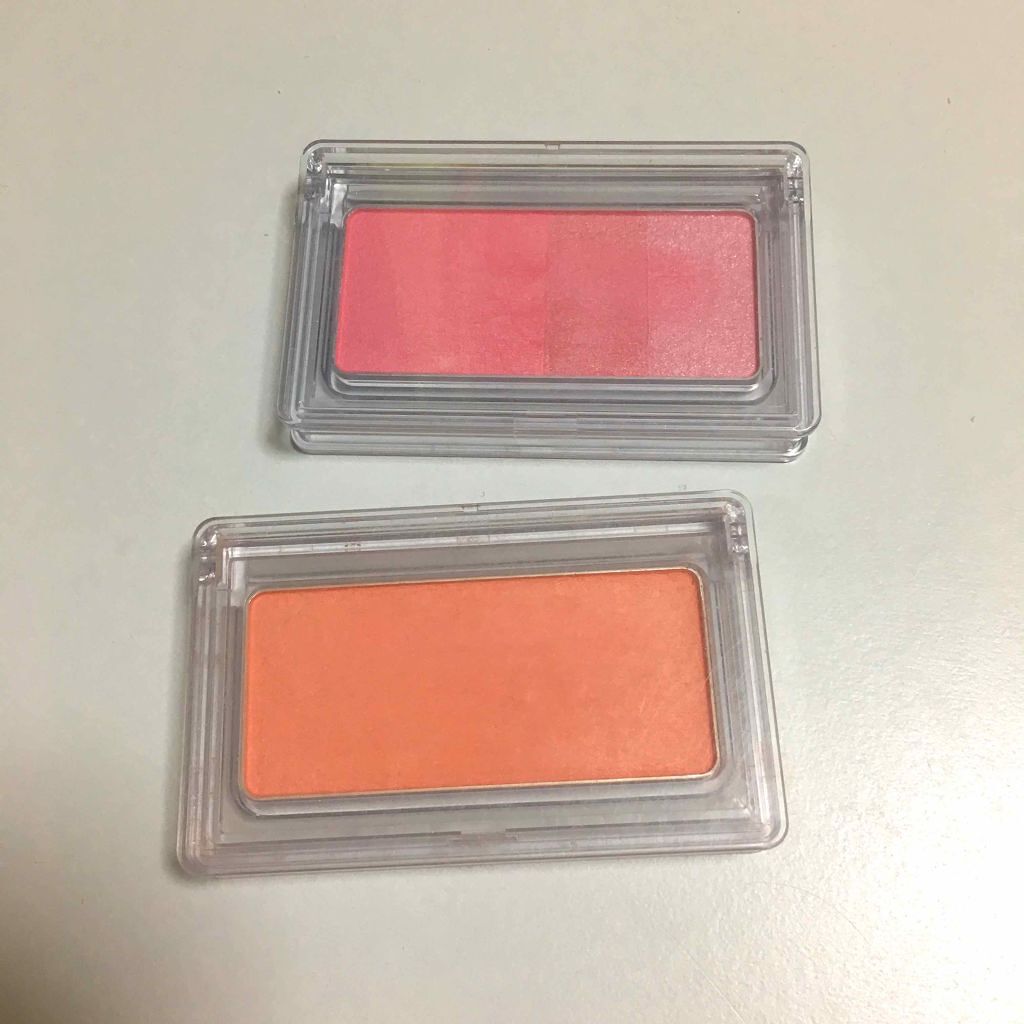 チークカラー ミックスタイプ/無印良品/パウダーチークを使ったクチコミ（1枚目）