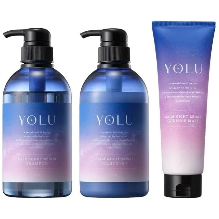 カームナイトリペアシャンプー／トリートメント/YOLU/市販シャンプーを使ったクチコミ（1枚目）