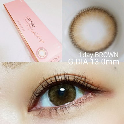 ViVi Ring 1day/OLENS/ワンデー(1DAY)カラコンを使ったクチコミ(2枚目)