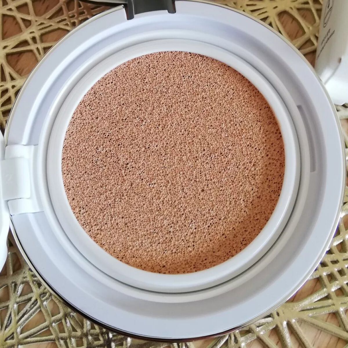 スリムフィット エバーラスティング クッション 21 アイボリー/Dear.A/クッションファンデーションを使ったクチコミ（3枚目）