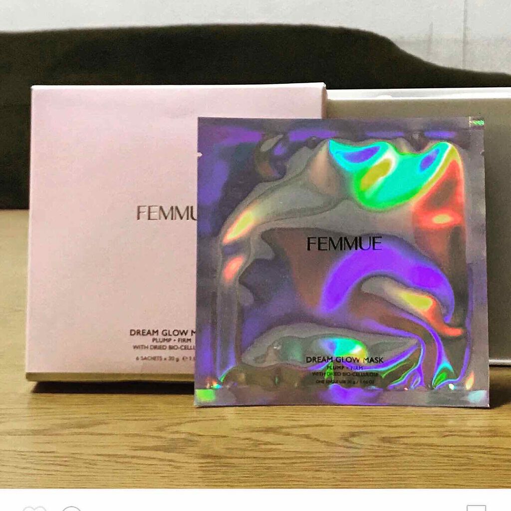 ドリームグロウマスク RR(透明感・キメ)/FEMMUE/シートマスク・パックを使ったクチコミ(1枚目)