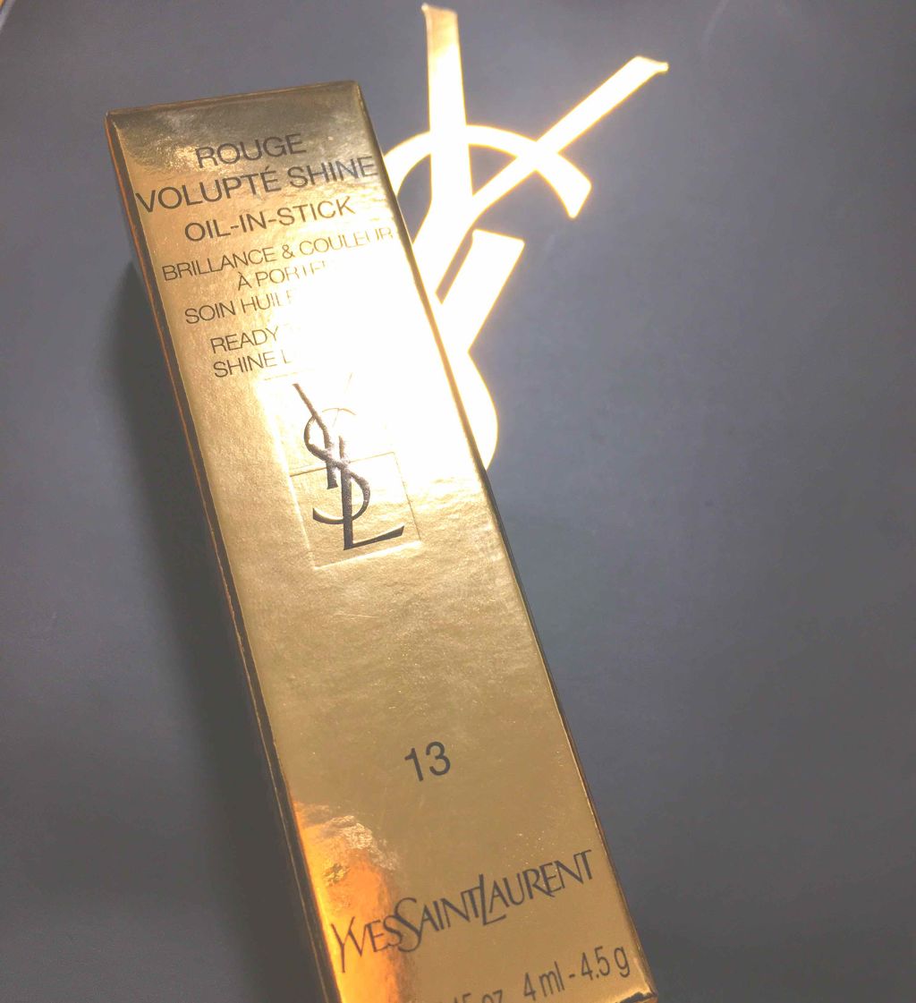 ルージュ ヴォリュプテ シャイン/YVES SAINT LAURENT BEAUTE/口紅を使ったクチコミ（1枚目）
