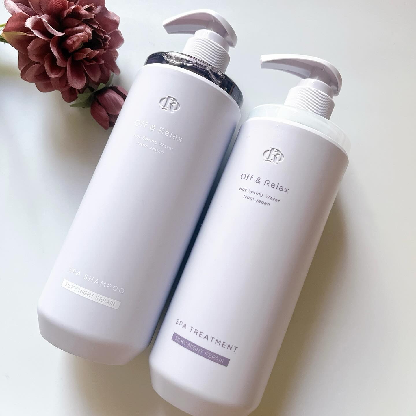 ＯＲ スパ・シャンプー／ヘアトリートメント シルキーナイトリペア/Off&Relax/市販シャンプーを使ったクチコミ（2枚目）