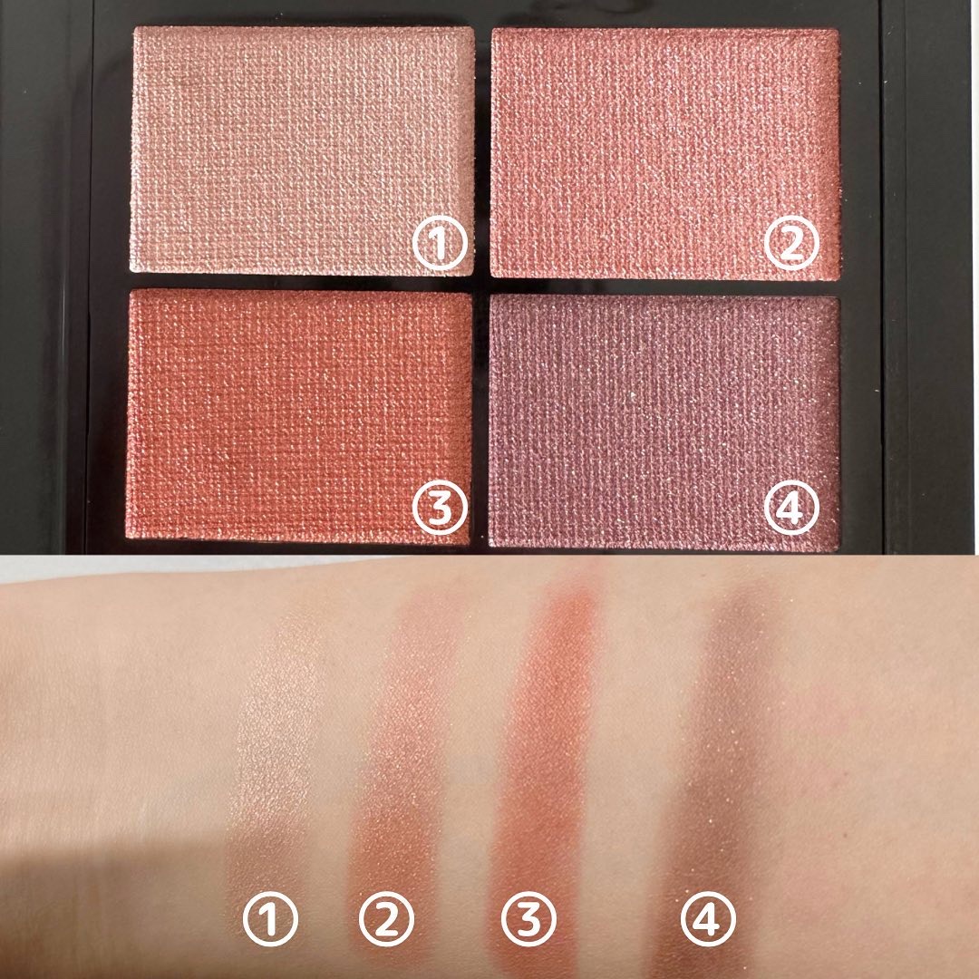 ワンダー エバー アイシャドウ 005　ブルーミングハート/リンメル ロンドン/アイシャドウパレットを使ったクチコミ（3枚目）