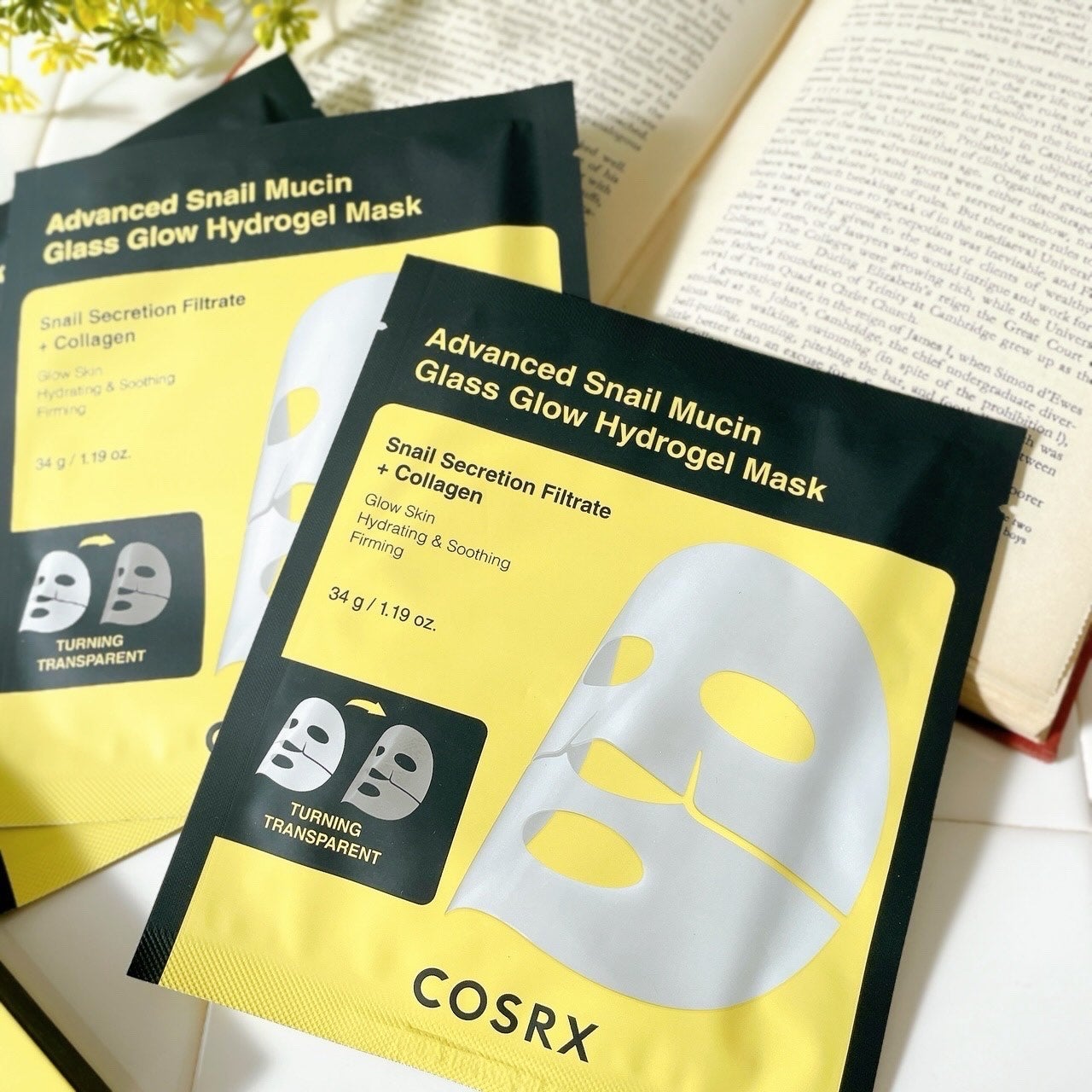 アドバンスド スネイルムチン グラスグロー ハイドロゲル マスク/COSRX/シートマスク・パックを使ったクチコミ(2枚目)