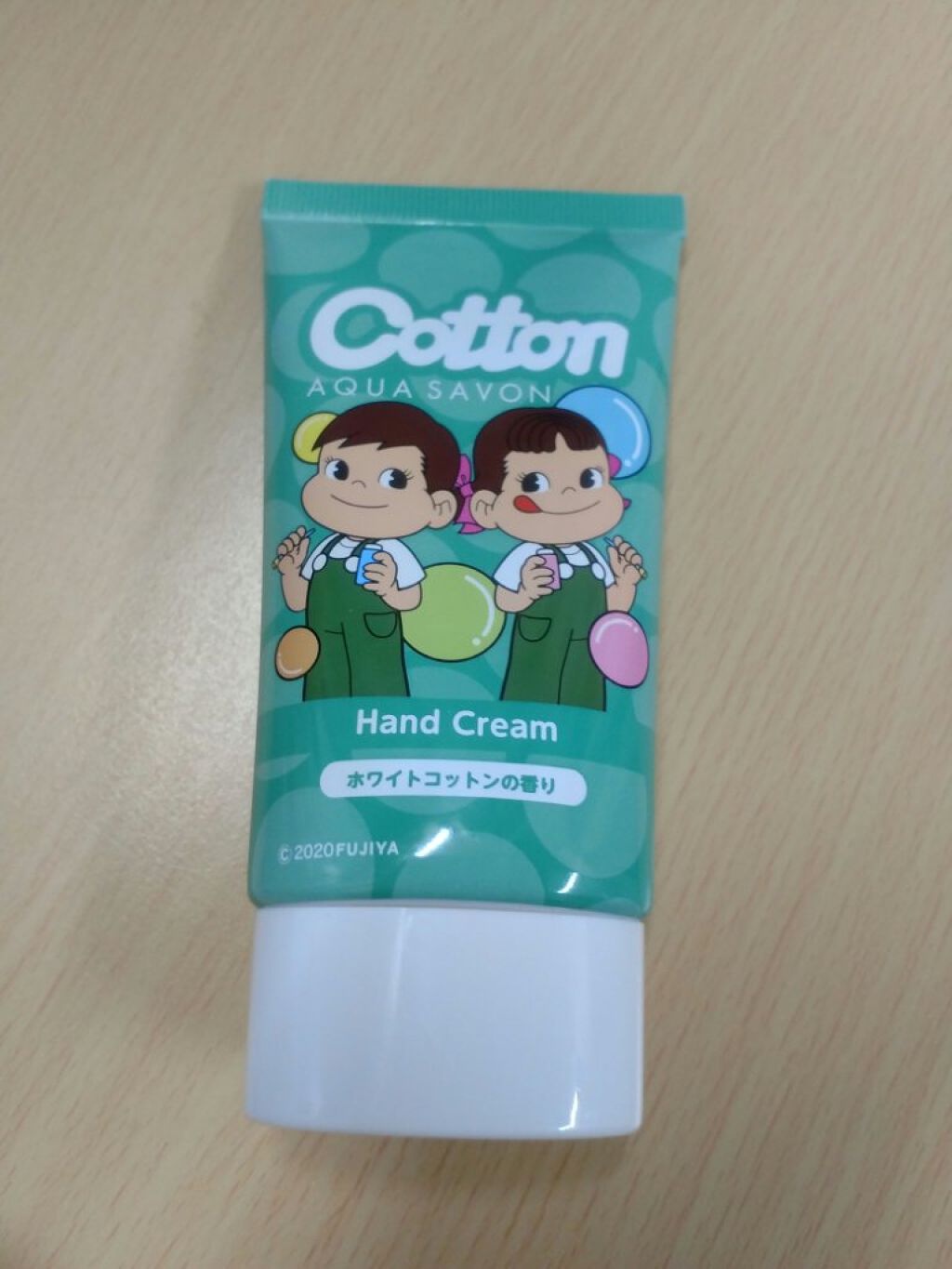 アクアシャボン×不二家 ホワイトコットンの香り ハンドクリーム/アクアシャボン/ハンドクリームを使ったクチコミ(1枚目)