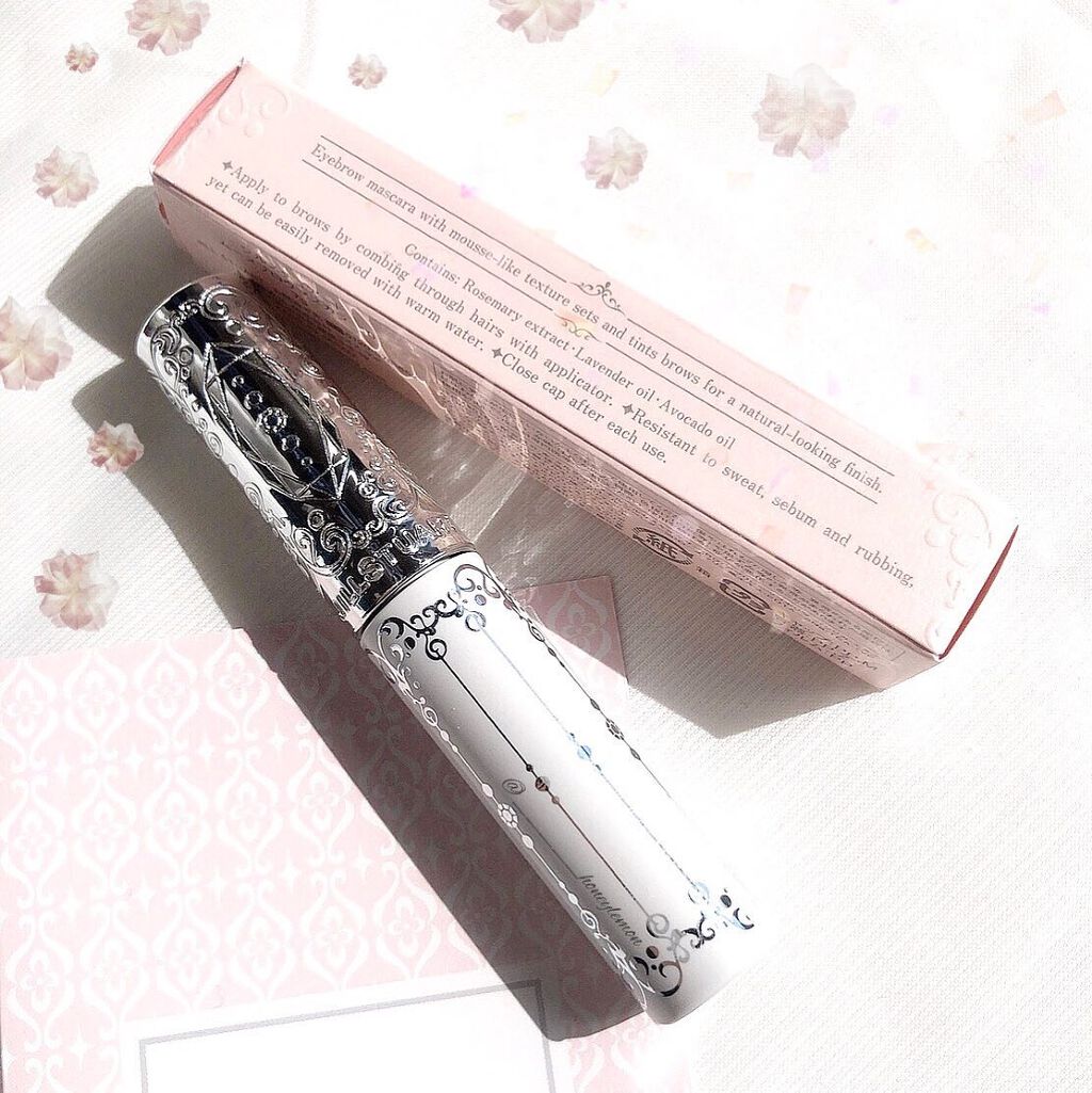 ジルスチュアート ムースブロウマスカラ 10 mauve purple/JILL STUART/眉マスカラを使ったクチコミ（1枚目）