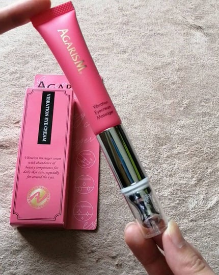 アイキュット マッサージャークリーム/AGARISM/アイケア・アイクリームを使ったクチコミ(3枚目)