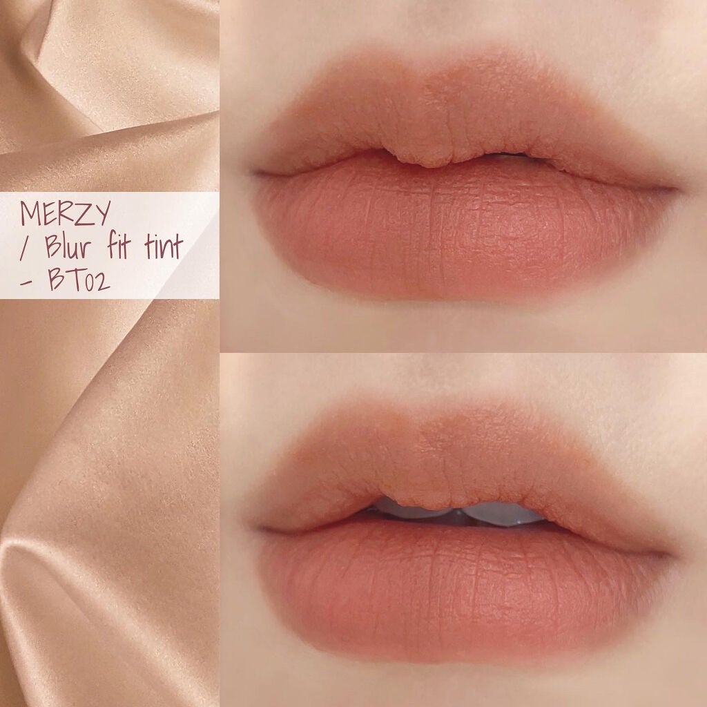 ブラー フィット ティント/MERZY/リップティントを使ったクチコミ(1枚目)