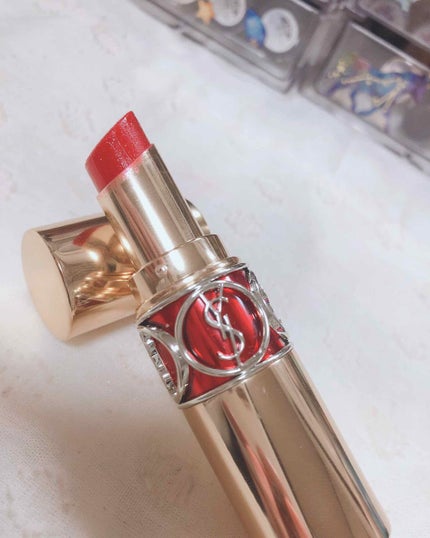 ルージュ ヴォリュプテ シャイン/YVES SAINT LAURENT BEAUTE/口紅を使ったクチコミ(1枚目)