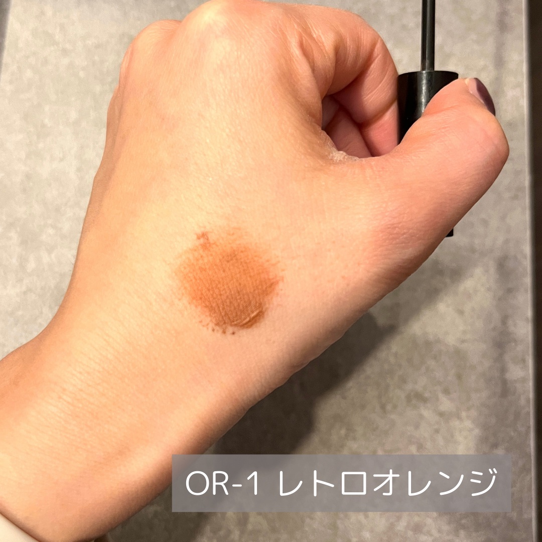 3DアイブロウカラーN OR-1 レトロオレンジ/KATE/眉マスカラを使ったクチコミ（2枚目）