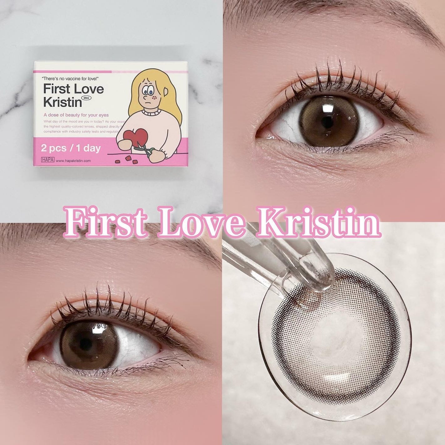 First Love Kristen/Hapa kristin/カラーコンタクトレンズを使ったクチコミ(1枚目)