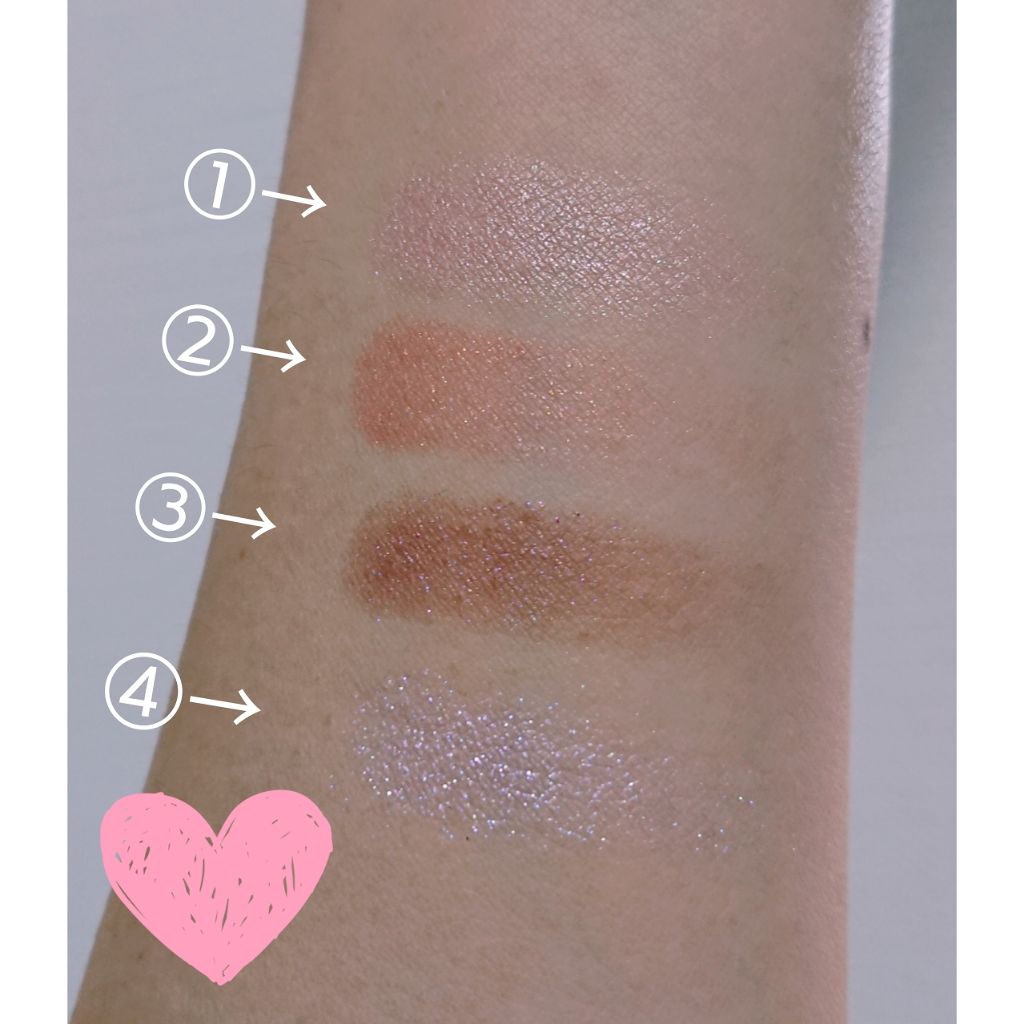 リアルクローズシャドウ/excel/アイシャドウパレットを使ったクチコミ(2枚目)