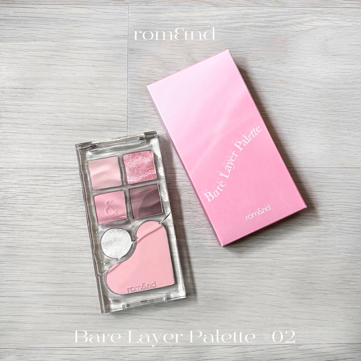 ベアレイヤーパレット/rom&nd/アイシャドウパレットを使ったクチコミ(1枚目)