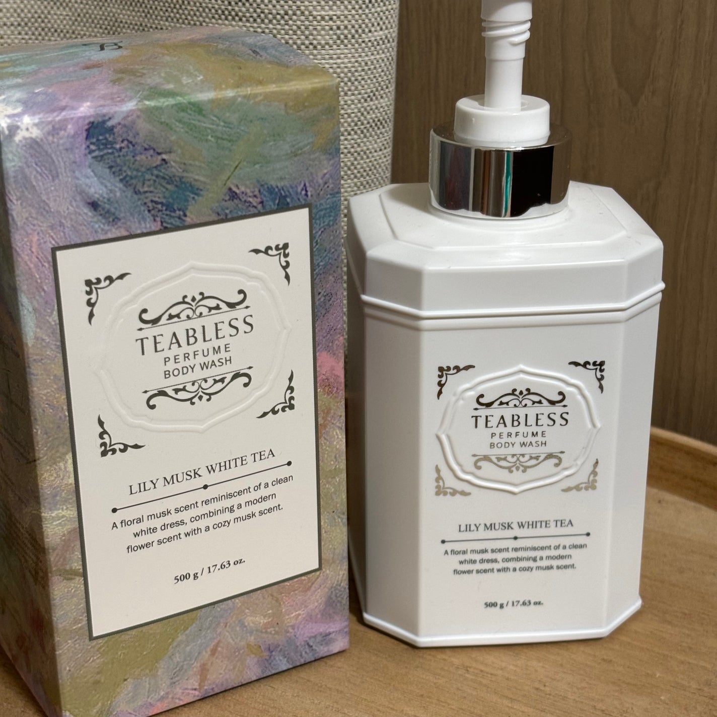 パフュームボディソープ リリィムスクホワイトティー/TEABLESS/ボディソープを使ったクチコミ(2枚目)