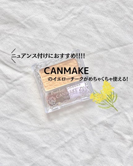 【旧品】パウダーチークス/キャンメイク/パウダーチークを使ったクチコミ(1枚目)