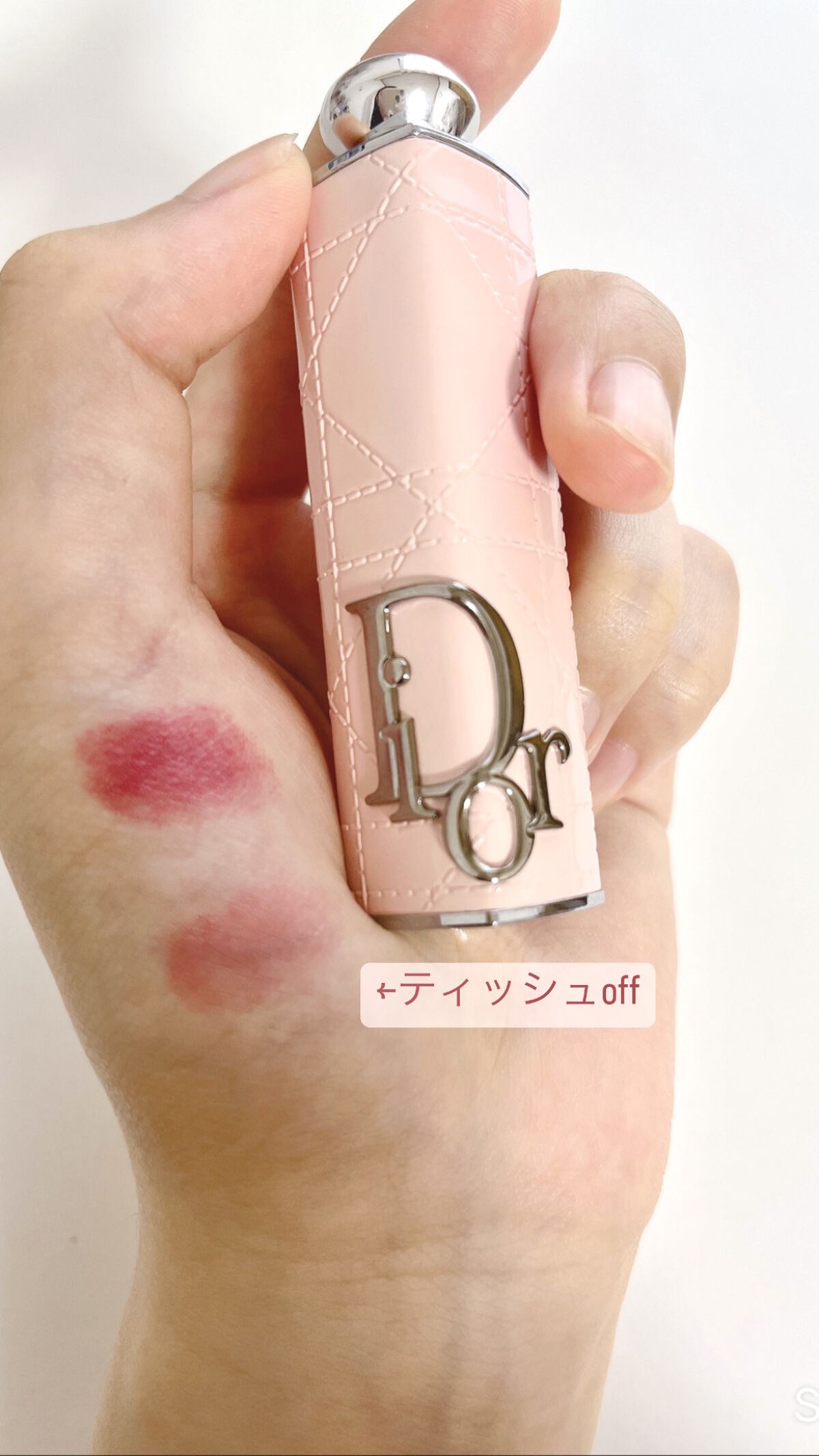【旧】ディオールアディクトリップスティック(ケース) ピンク カナージュ/Dior/その他化粧小物を使ったクチコミ（3枚目）