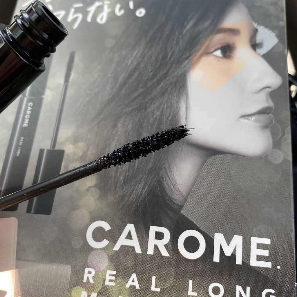 リアルロングマスカラ ブラック/CAROME./マスカラを使ったクチコミ（1枚目）