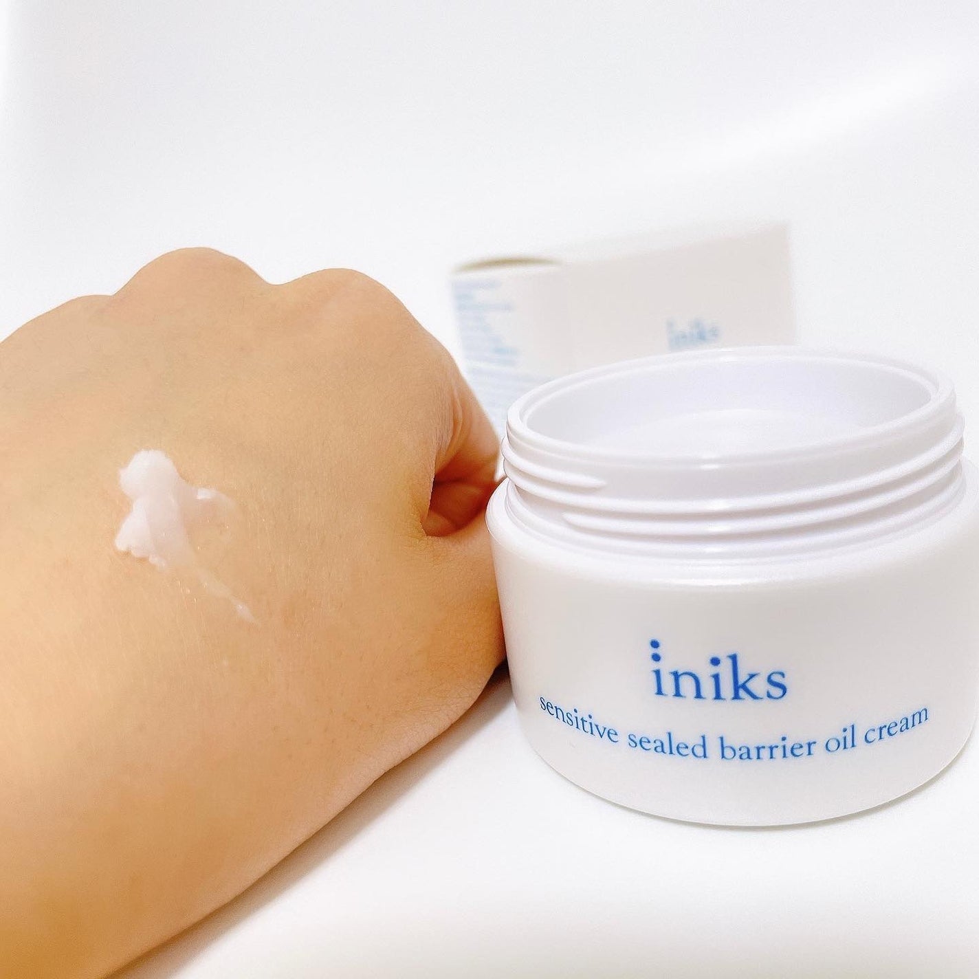 センシティブ シールドバリア オイルクリーム/iniks/フェイスクリームを使ったクチコミ(2枚目)