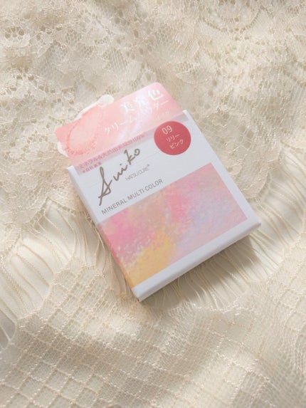 SUIKOミネラルマルチカラー 09 リリーピンク/SUIKO HATSUCURE/単色アイシャドウを使ったクチコミ(2枚目)