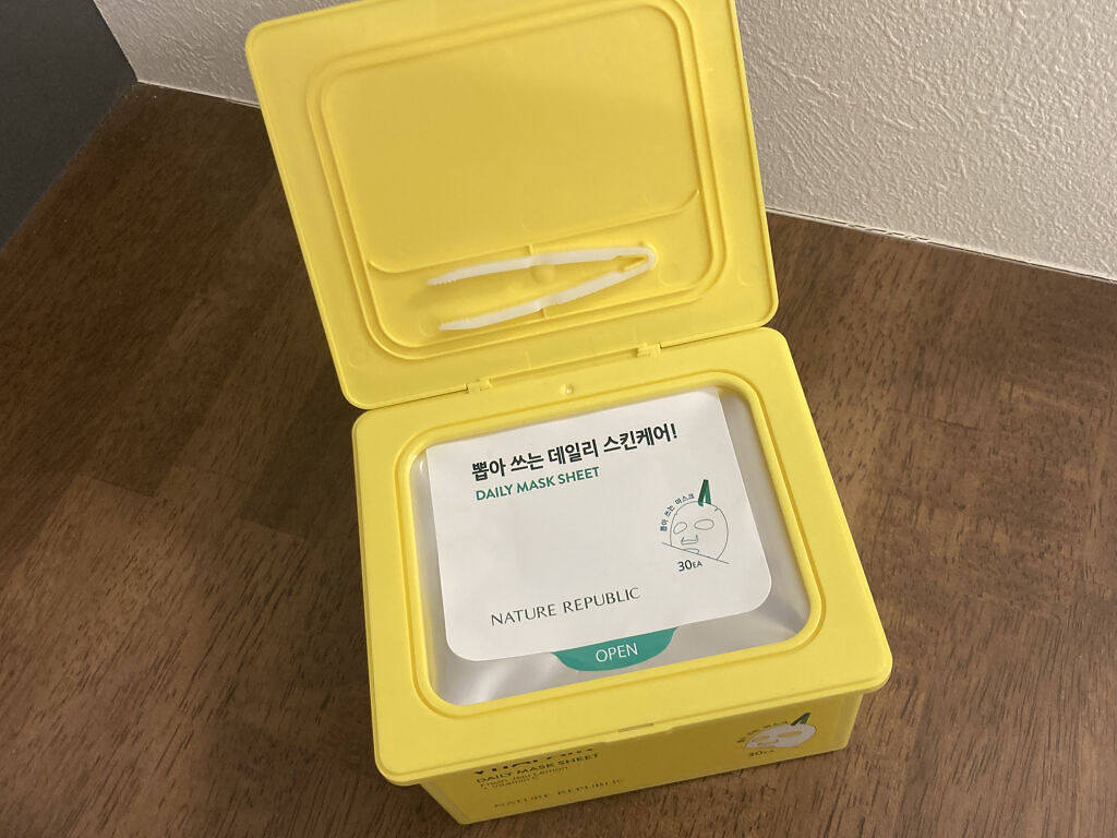 ビタペアCデイリーシートマスク/ネイチャーリパブリック/シートマスク・パックを使ったクチコミ（2枚目）