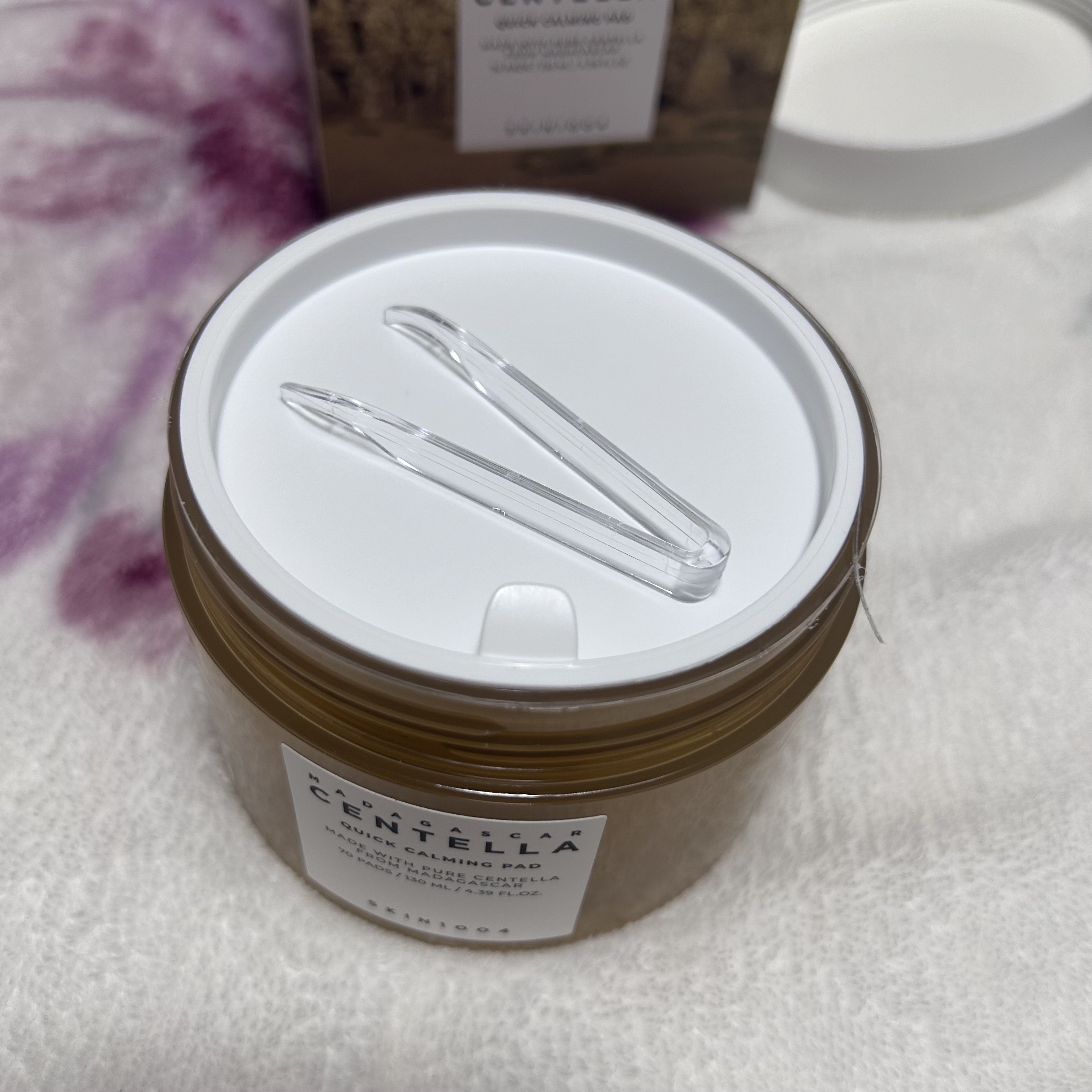 センテラ クイックカーミングパッド/SKIN1004/トナーパッドを使ったクチコミ（3枚目）