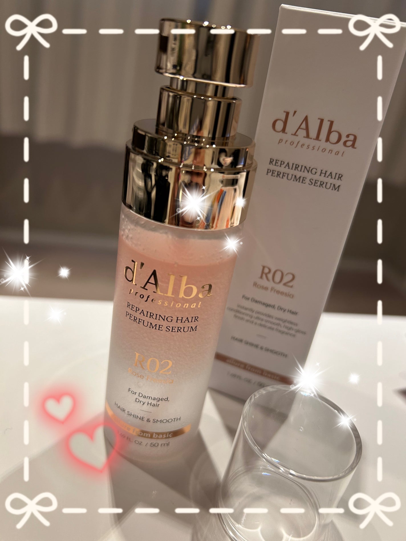 プロフェッショナルリペアリングヘアパヒュームセラム/ダルバ/ヘアミストを使ったクチコミ(1枚目)