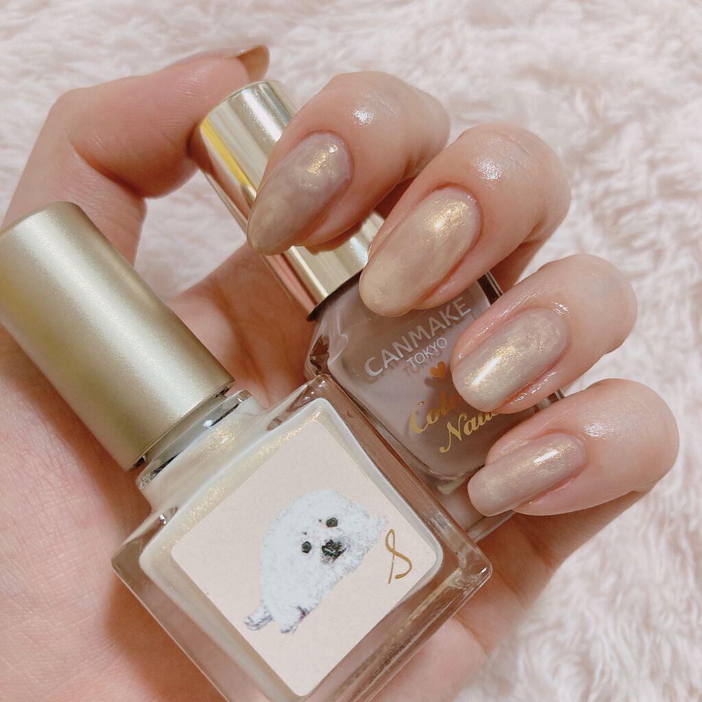 ジェルボリュームトップコート/キャンメイク/ネイルトップコートを使ったクチコミ（1枚目）