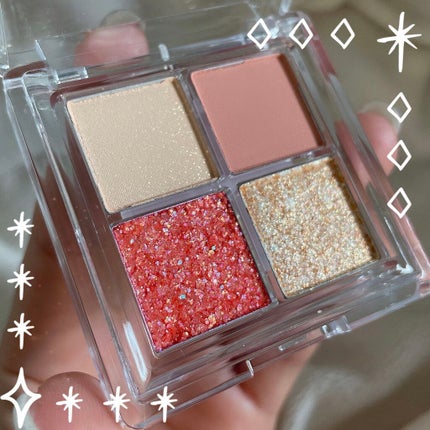 TWINKLE POP Pearl Flex Glitter Eye Palette/CLIO/アイシャドウパレットを使ったクチコミ(2枚目)
