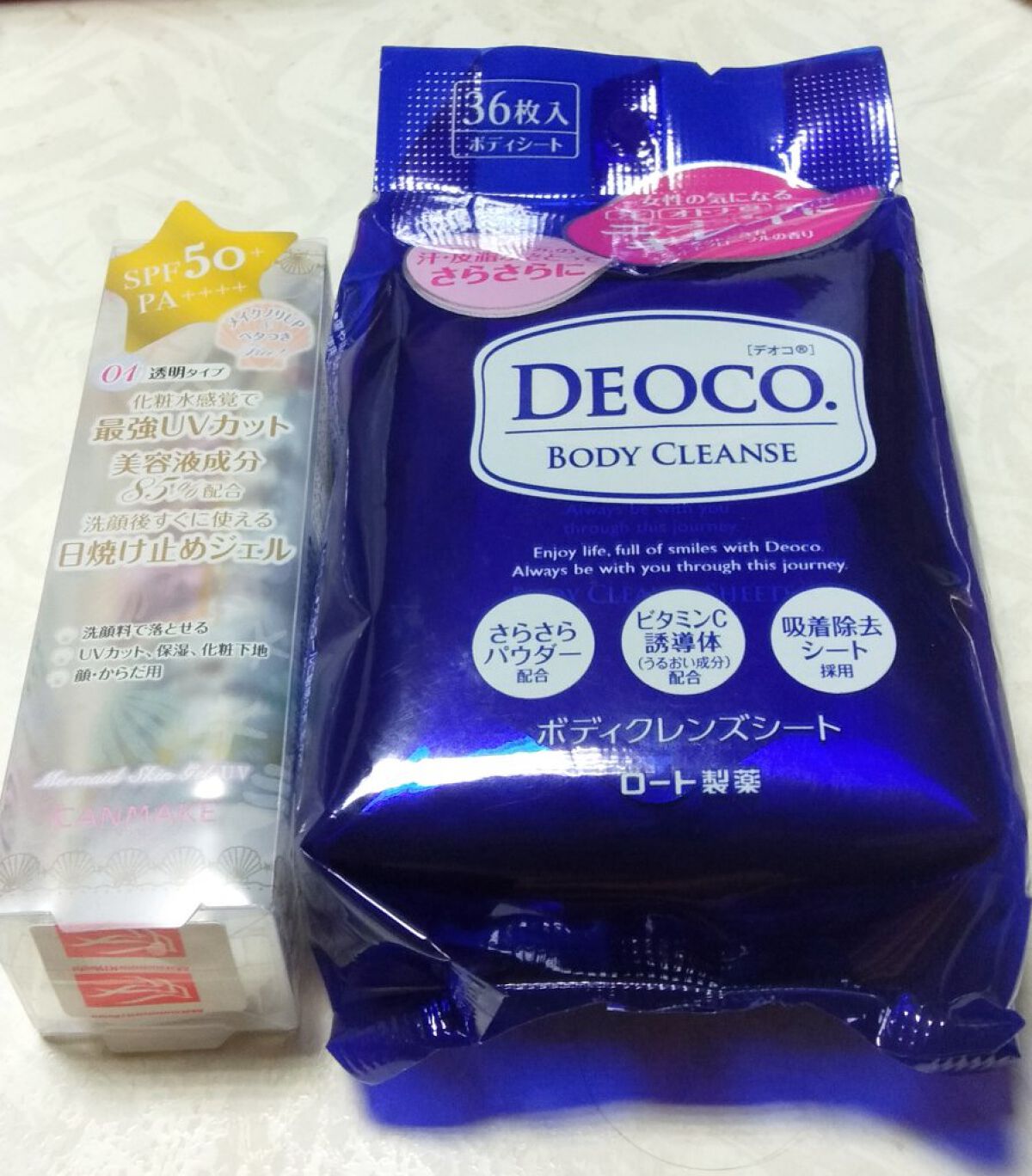 ボディクレンズシート/DEOCO(デオコ)/ボディシートを使ったクチコミ（1枚目）